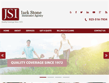 Tablet Screenshot of jackstoneinsurance.com